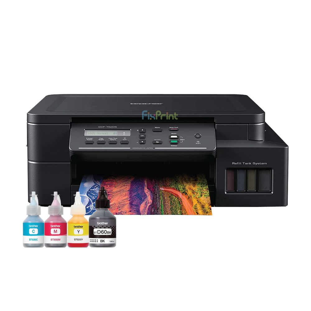 Produk Bundling Printer Brother Ink Tank Dcp T520w Dcp T520w Print Scan Copy And Wireless 3 In 9168